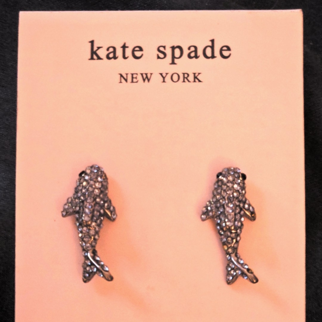 Kate Spade Silver Shark Earrings